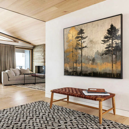 Luxurious Colossal Abstract Mural for Entryway & Hotel Lobby LargeART1575