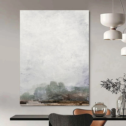 Custom Hand-Painted Abstract Art: Big Sizes & Textures for Office & Dining Room DTP222