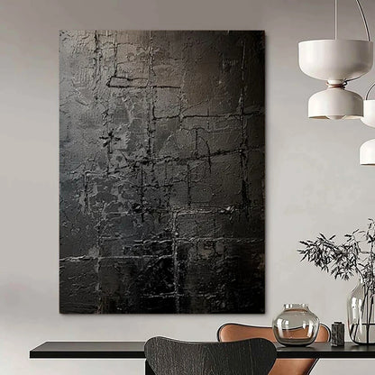 Enormous-Scale Hand-Painted Abstract Wall Installations for Entryway & Hallway LargeART2363