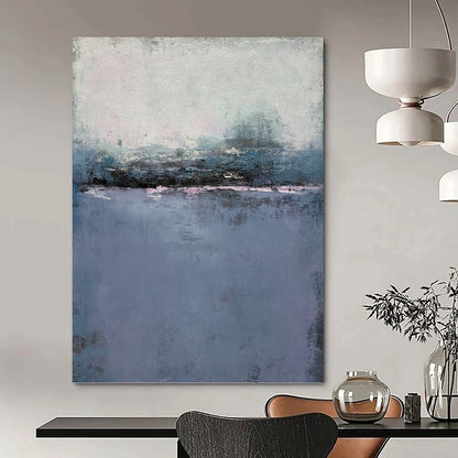 Striking Hand - Painted Textured Abstract Mural for Waiting Room & Lounge Area DKH1224
