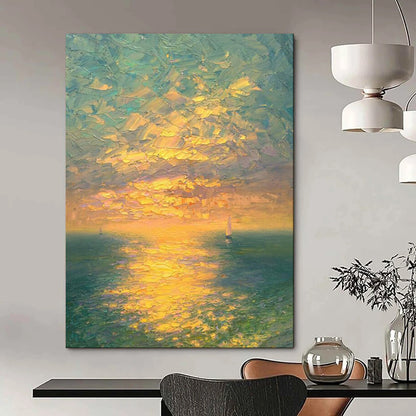 Metallic Textured Abstract Wall Art for Bedroom & Home Office LargeART2070