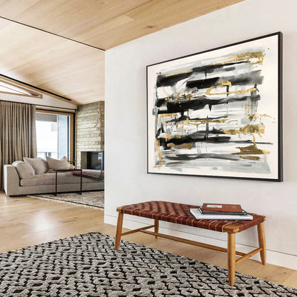 Enchanting Original Extensive Textured Hand - Crafted Abstract Artwork for Dreamy Decor DKH846