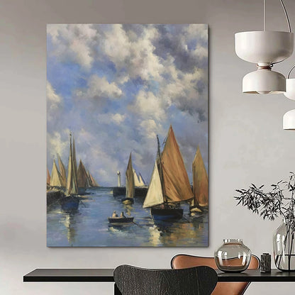 Mystical & Enchanting Hand-Painted Custom Abstract Painting for Bar & Hotel LargeART1994