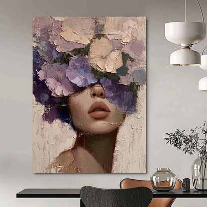 Handmade Large-Scale Abstract Art: Textured Excellence for Dining Room & Hallway DTP329