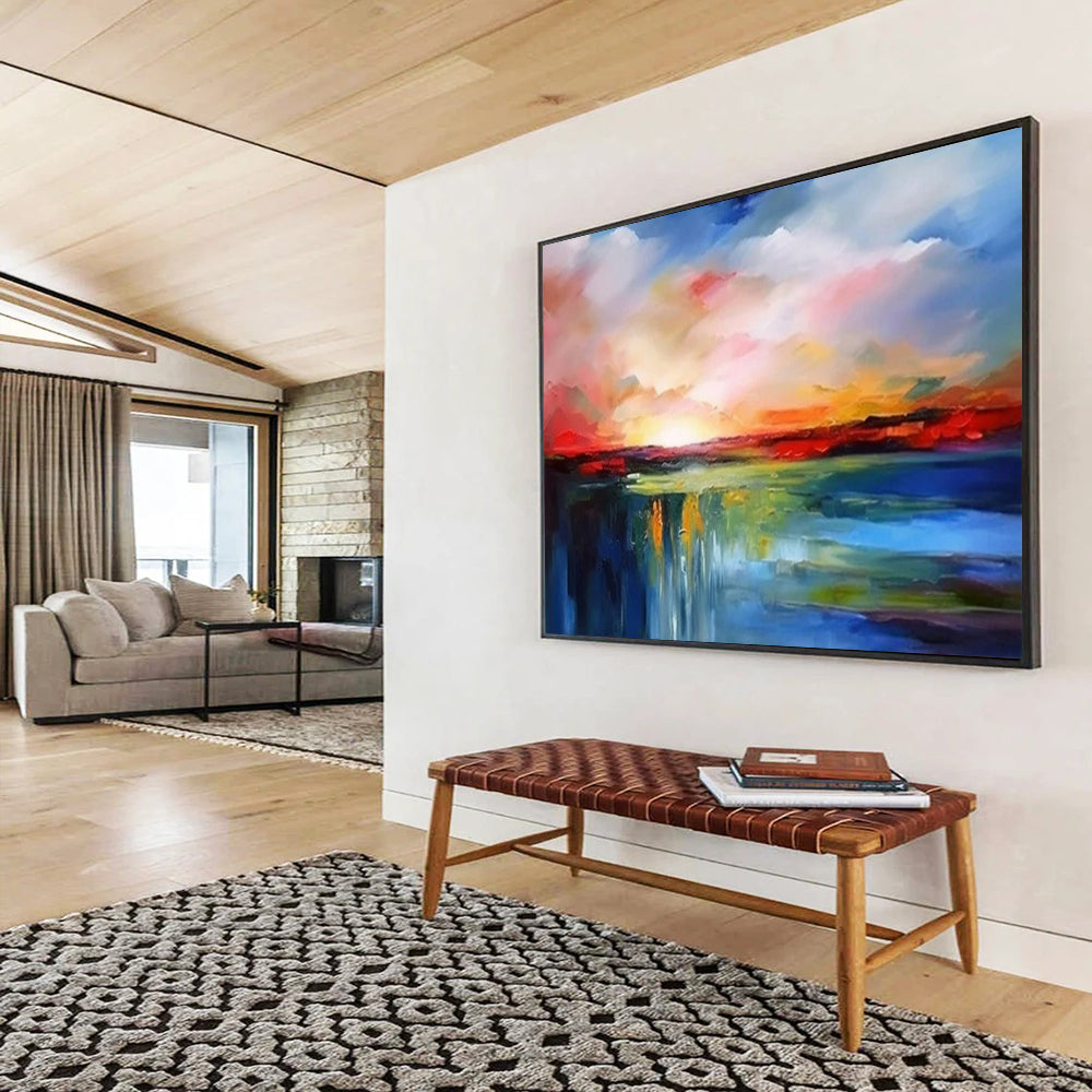 Luxurious Vast Abstract Canvas for Dining Room & Hotel LargeART1597