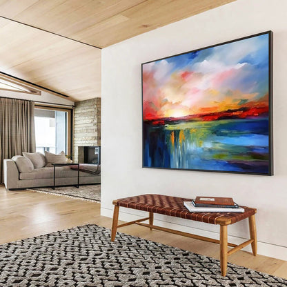 Luxurious Vast Abstract Canvas for Dining Room & Hotel LargeART1597