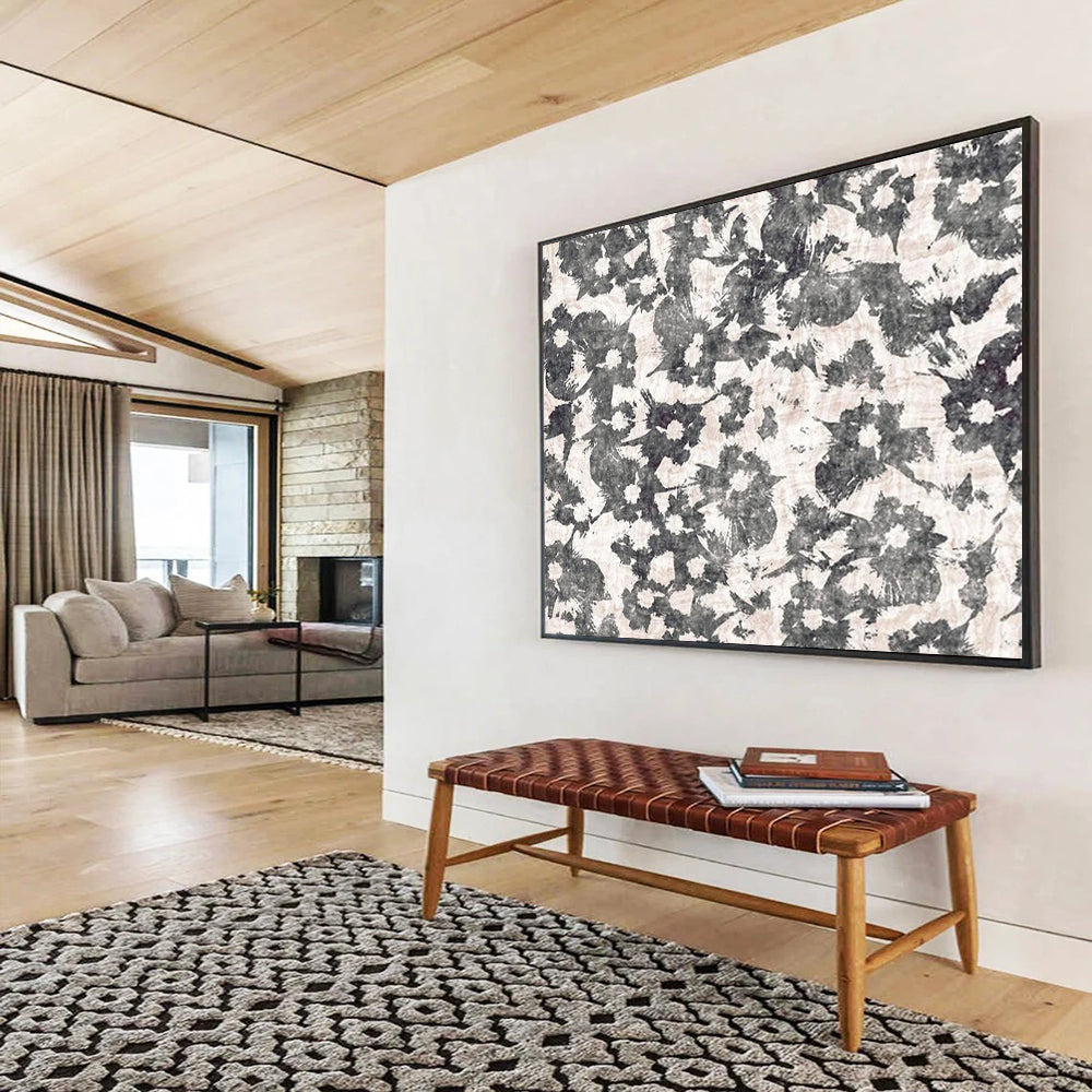Enormous Hand-Painted Abstract Wall Decor for Bar & Hotel LargeART1491