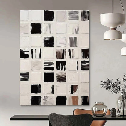 Artfully Curated Hand - Crafted Textured Canvas Art for Bedroom & Bar DKH1133