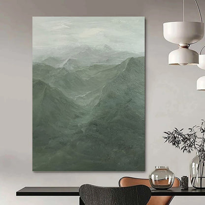 Colossal - Dimensioned Hand - Painted Custom Abstract Tapestry (with Lush Textures), for Arranging in Dining Room and Hotel Lobby DKH1497
