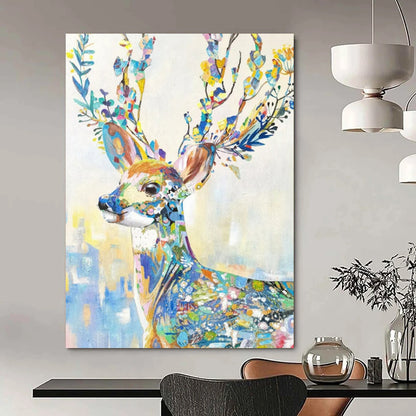 Immense Hand-Painted Abstract Wall Mural for Living Room & Foyer LargeART2209