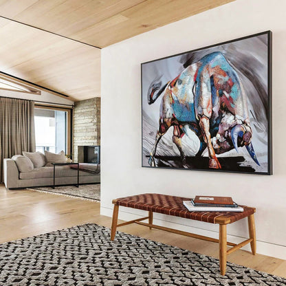 Retro Abstract Wall Art for Office & Dining Room LargeART1747