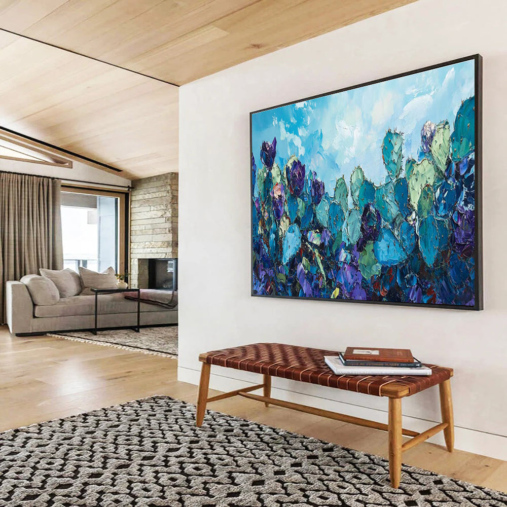 Unique Original Oversized Textured Handmade Abstract Painting for Decorative Innovation DKH827