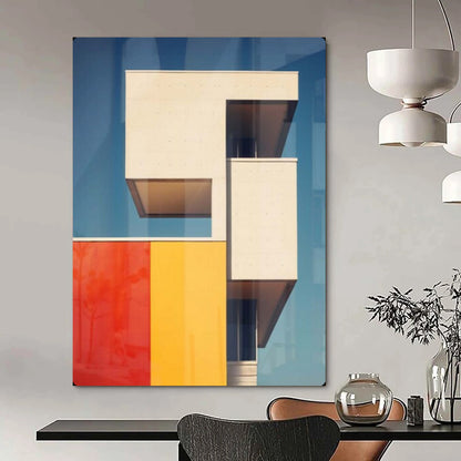 Custom-Handled Textured Abstract Mural for Entryway & Hotel Lobby LargeART2173