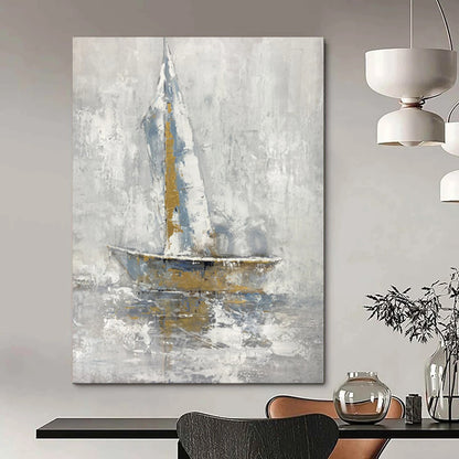 Graceful & Elegant Hand-Painted Bespoke Abstract Painting for Dining Room & Hallway LargeART1957