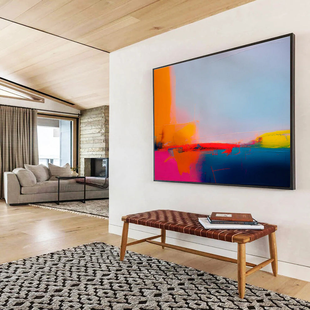 Gigantic Textured Abstract Wall Mural for Bedroom & Dining Room DKH483