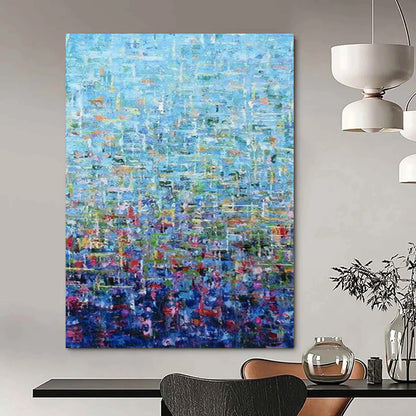 Monumental Hand-Painted Abstract Wall Art for Entryway & Dining Room LargeART2349