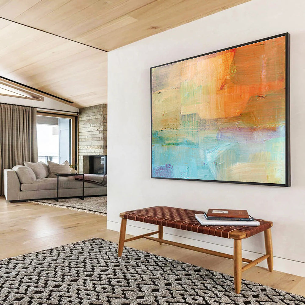 Oversized Abstract Canvas for Living & Hallway DKH401