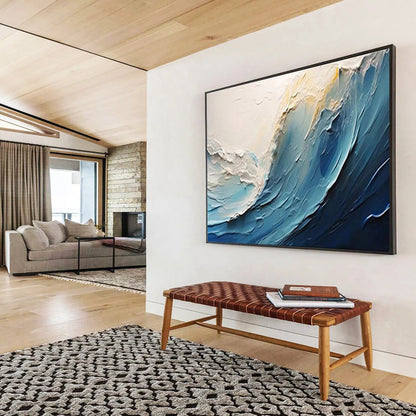 Large - Format Textured Abstract Wall Mural for Bar & Dining Room DKH527