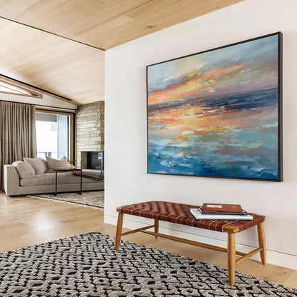 Hand-Crafted Giant Abstract Painting for Bedroom & Bar DKH119