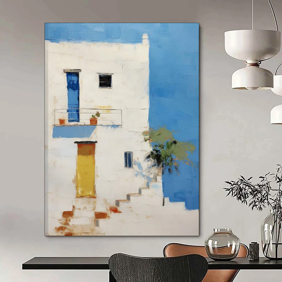 Hand-Painted Personalized Abstract Painting for Bar & Hotel LargeART1837