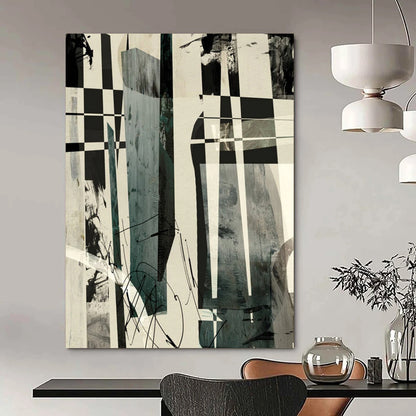 Large Custom Abstract Paintings: Textured Masterpieces for Living Room & Hallway DTP218