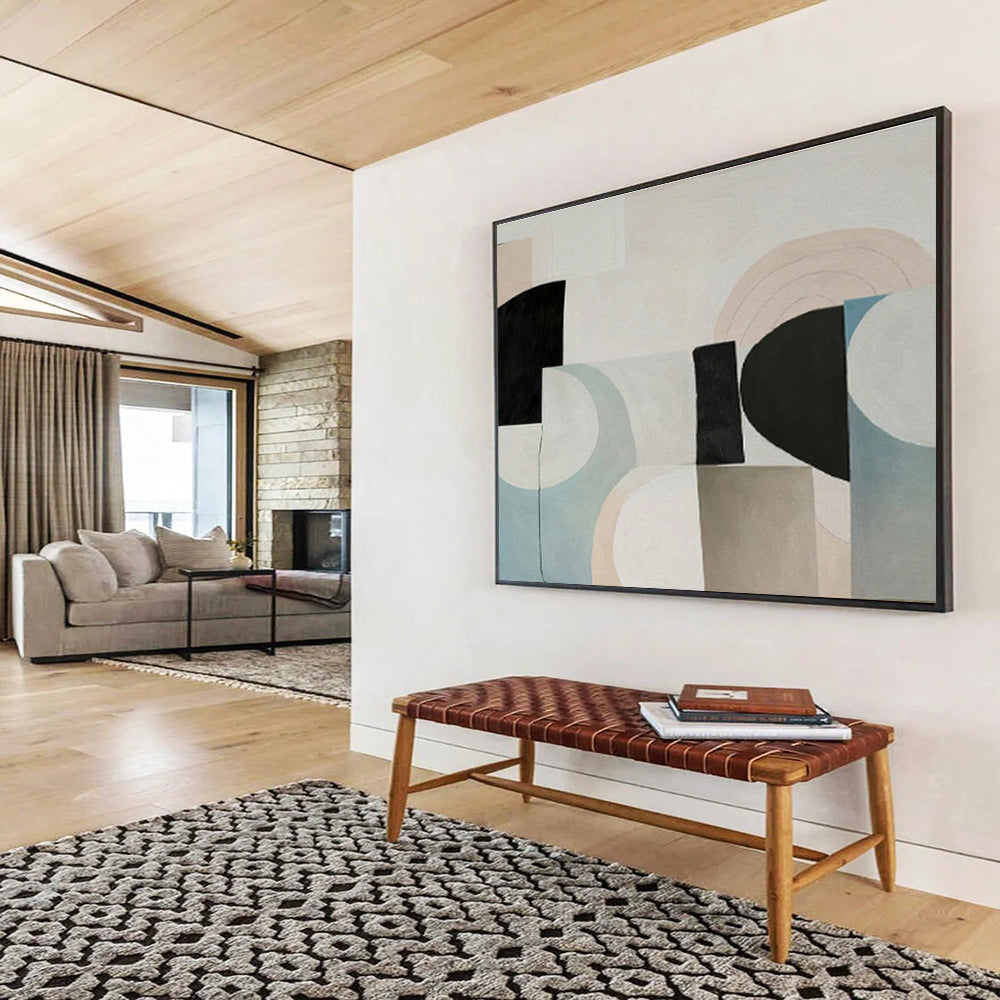 Gigantic Hand - Painted Textured Abstract Wall Painting for Bedroom & Hallway DKH583