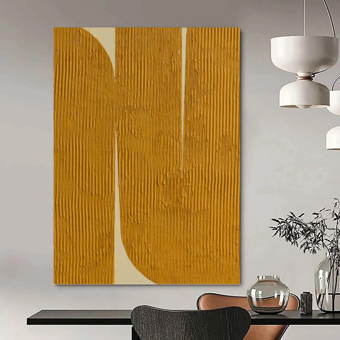 Wonderfully Striking Hand - Painted Textured Abstract for Nursery & Children’s Playroom DKH1244