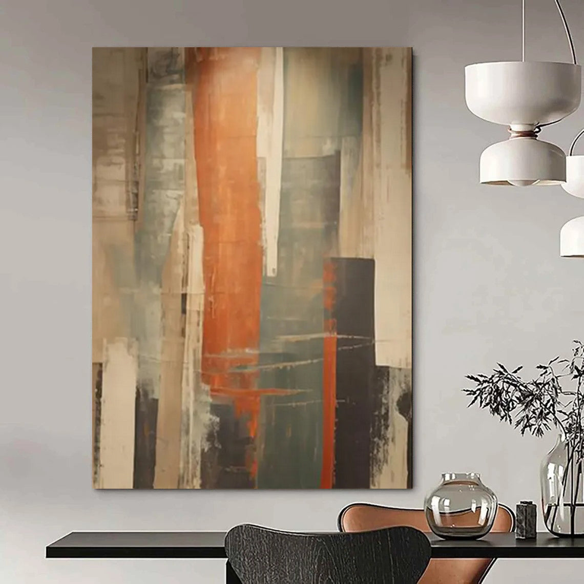 Stardust Mosaic: Hand - Painted Custom Abstract Gem for Hallway and Bar DTP113