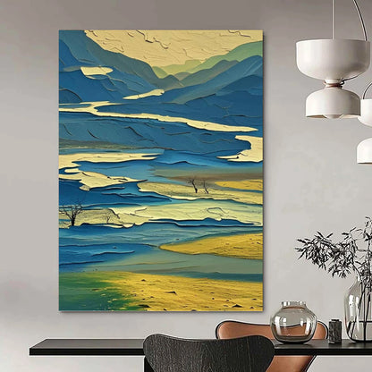 Soothing Textured Abstract Painting for Living Room & Dining Room DKH0963