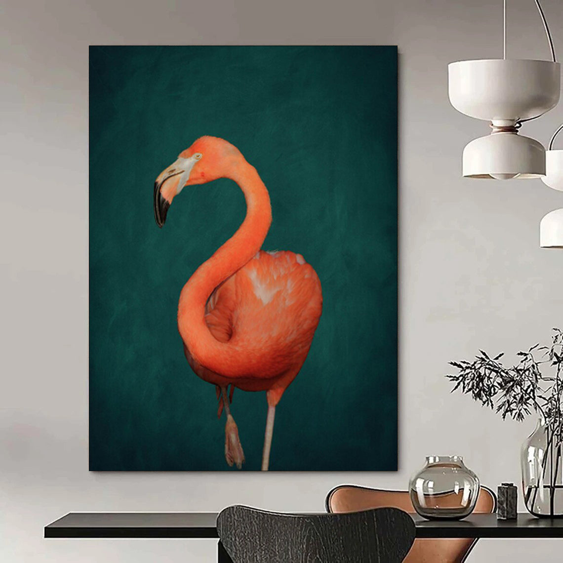 Hand-Painted Personalized Abstract Canvas for Entryway & Hotel LargeART1920
