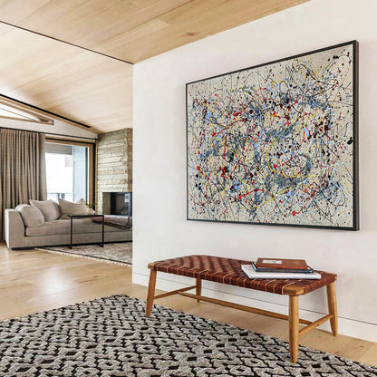 Sophisticated Massive Abstract Art for Dining Room & Bar LargeART1589