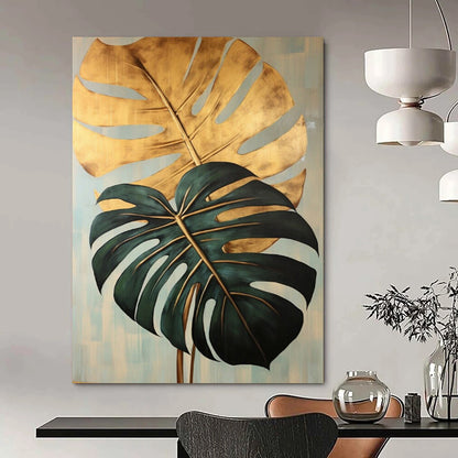 Grand-Scale Hand-Painted Abstract Canvases for Bar & Event Space LargeART2195