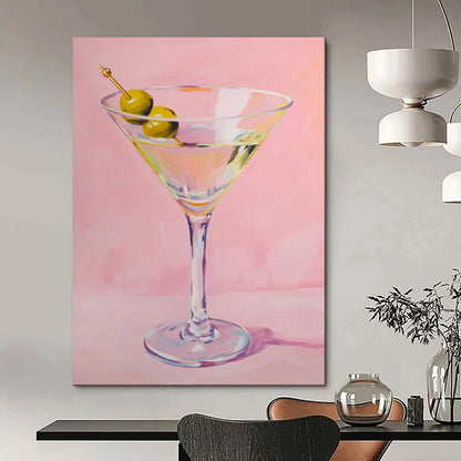 Modern & Stylish Hand-Painted Custom Abstract Painting for Office & Bar LargeART2016