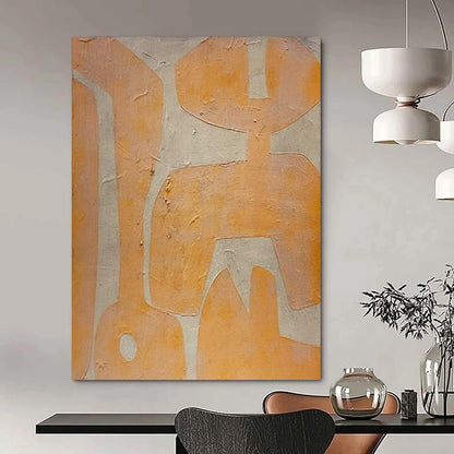 Hand-Painted Extra-Large Contemporary Abstract Art for Luxury Hotel Grand Halls