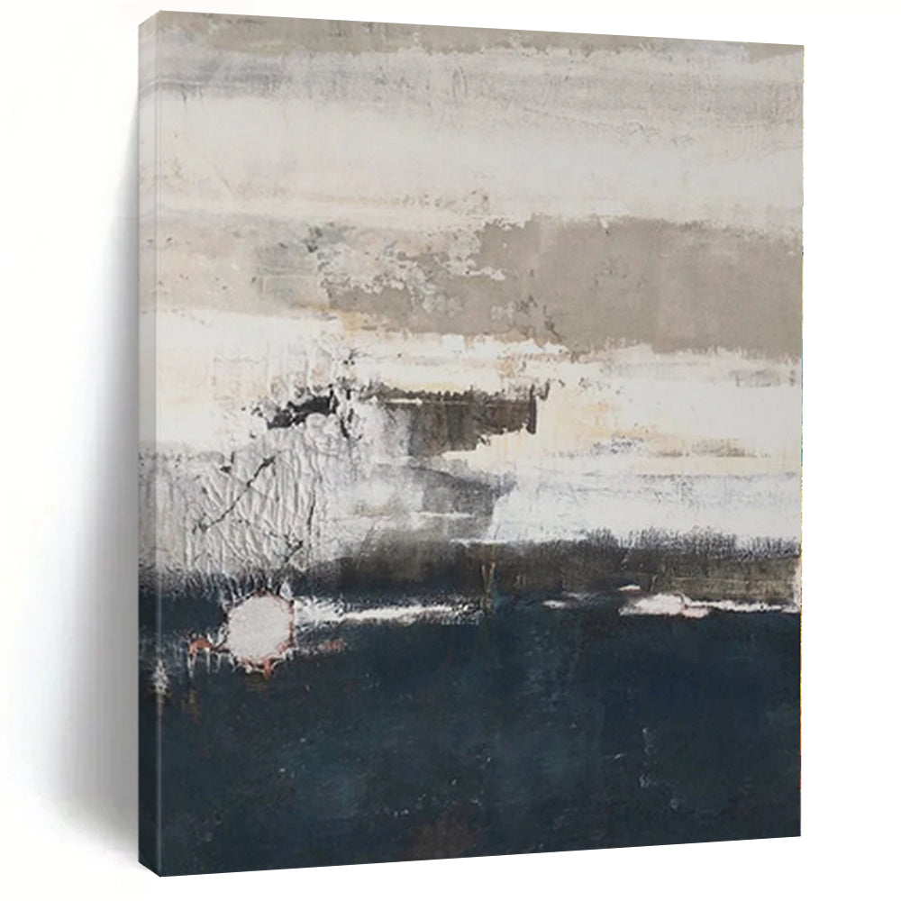 Immense Custom Abstract Painting for Agricultural Cooperative Lobbies