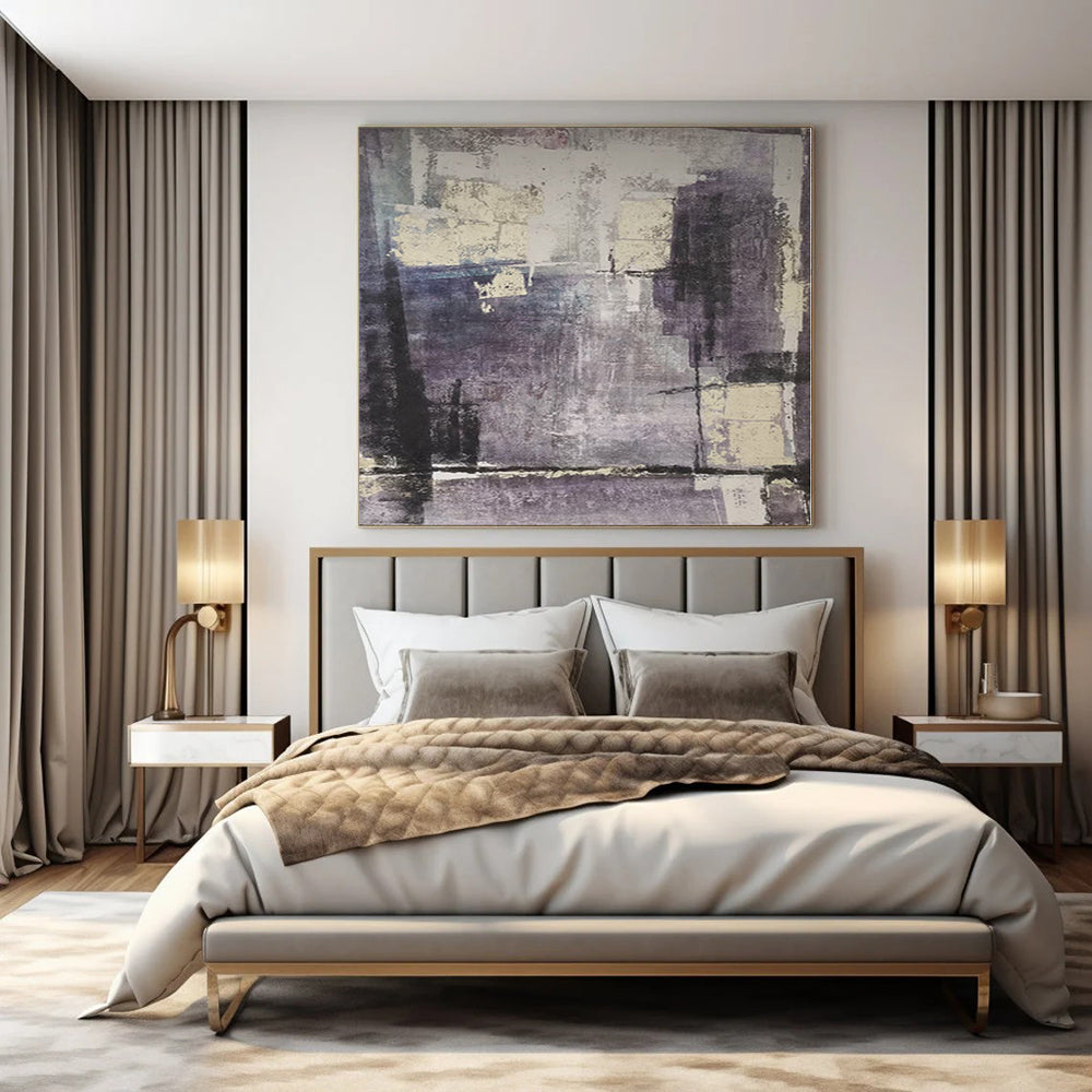 Monumental Custom Abstract Canvas for Art Collector Galleries