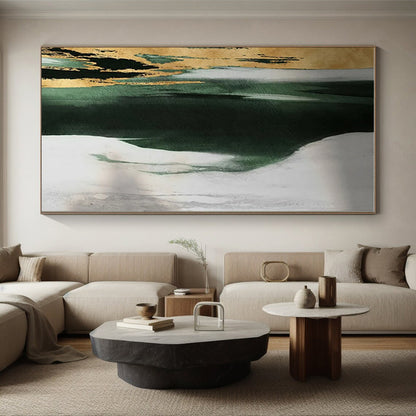 Vast Custom-Made Hand-Painted Abstract Art for Open Concept Areas LargeART0640