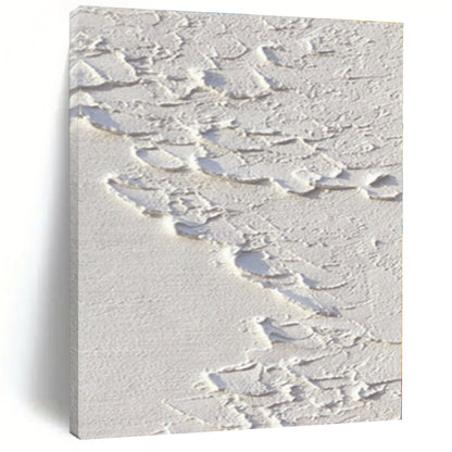 Oversized Hand-Painted Modern Abstract Painting for Office Storage Areas