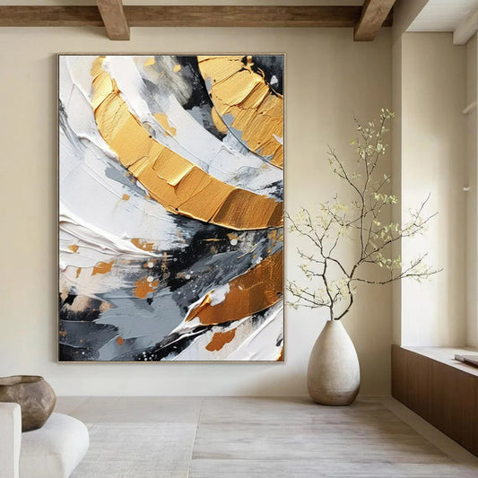 Industrial Edge Hand-Painted Mural for Urban-Style Bedrooms