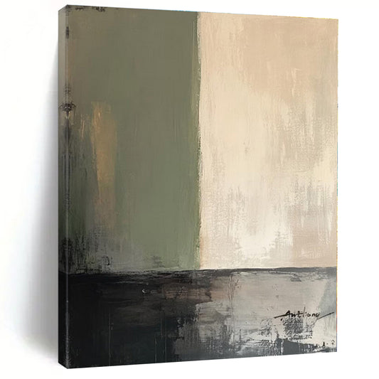 Made-to-Order Giant Hand-Painted Abstract Wall Art for Entryway Feature Wall