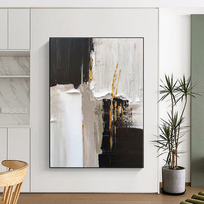 Made-to-Order Giant Hand-Painted Abstract Wall Art for Home Gym Workout Wall