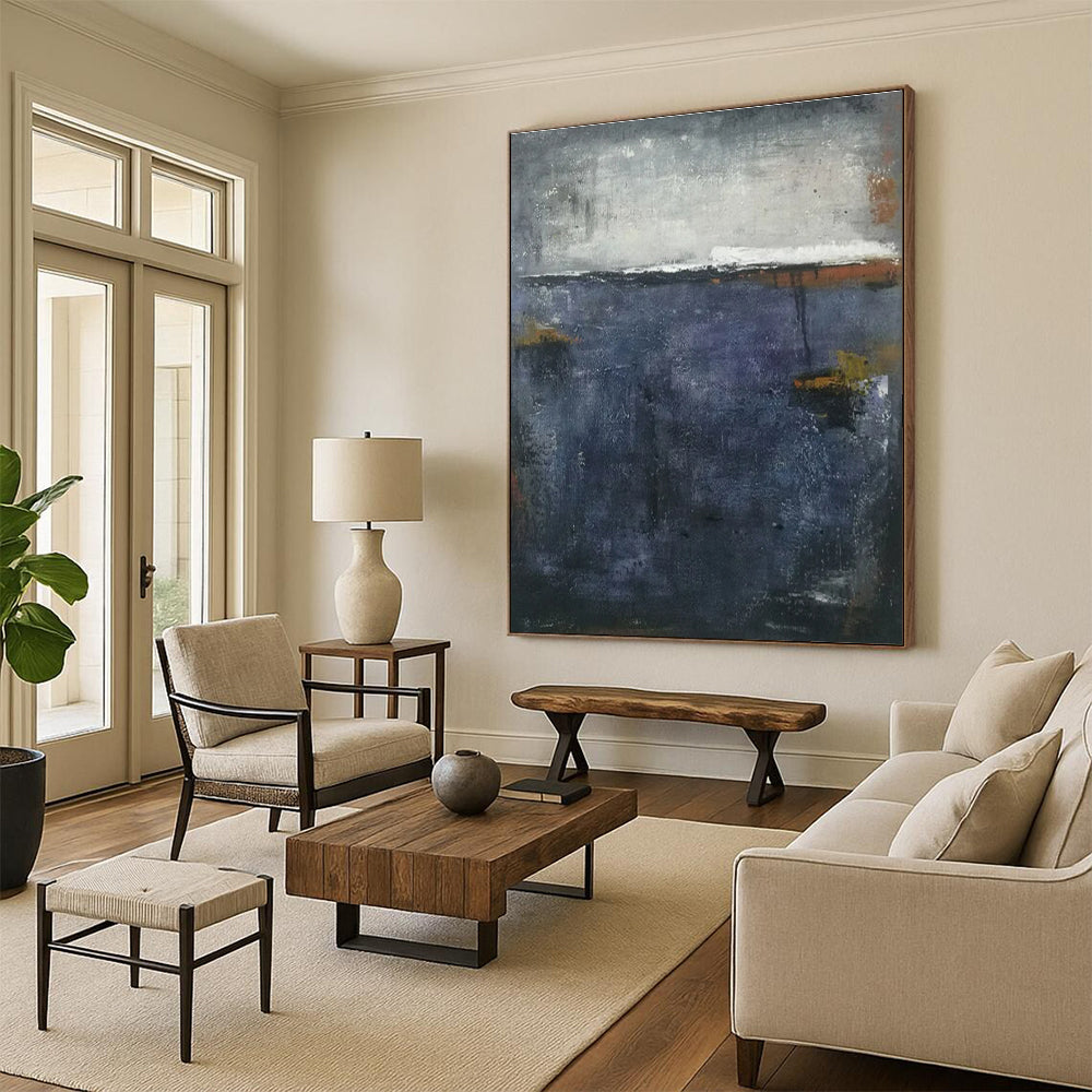 Oversized Contemporary Abstract Artwork for Art Gallery Feature Walls