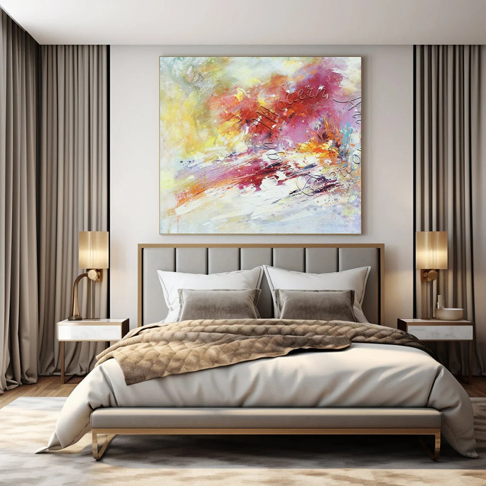 Extra-Huge Modern Abstract Wall Decor for Artisan Cheese Shop Displays