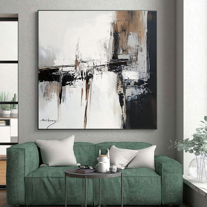 Colossal Contemporary Abstract Wall Art for Family Room Entertainment Zone