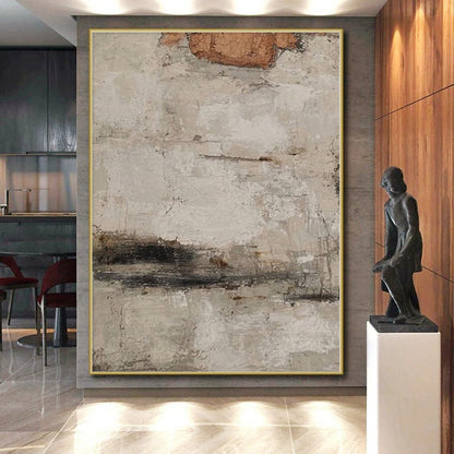 Immense Custom Abstract Painting for Educational Institution Lobbies