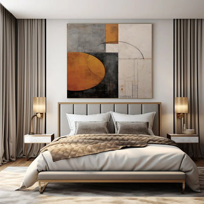 Celestial Symphony Hand-Painted Mural for Dining Room Skylight Areas