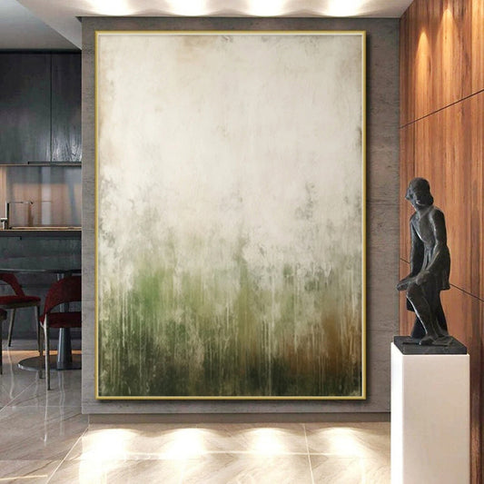 Huge Bespoke Hand-Painted Abstract Wall Art for Home Theater Immersion Wall