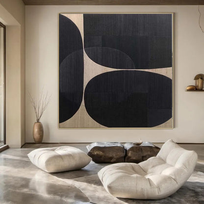 Immense Handcrafted Abstract Art for Horse Stable Lounge Areas