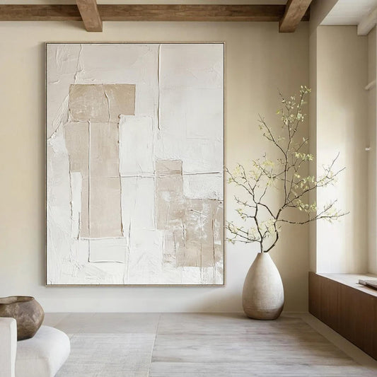 Extra-Vast Hand-Painted Modern Abstract Art for Office Maintenance Rooms