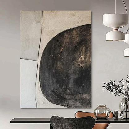 Hand-Painted Extra-Large Contemporary Abstract Canvas for Living Room Feature Walls